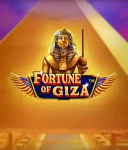 Uncover the timeless world of the Fortune of Giza game by Pragmatic Play, showcasing a majestic depiction of a Pharaoh amid the iconic pyramid backdrop. This image conveys the splendor of Egyptian history, perfect for fans of Egyptian-themed slots, delivering a thrilling adventure.